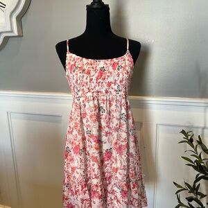 Trick Clothing Company Pink and White Floral Top